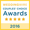 Wedding Wire Couples' Choice Award badge
